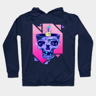 candle inside the skull Hoodie